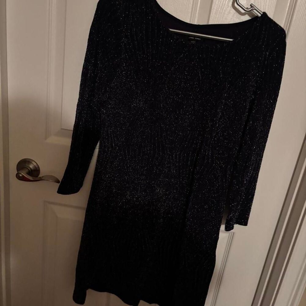 Trixxi Women's Navy and Black Blouse